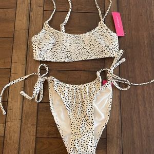NWT Black & White Bikini